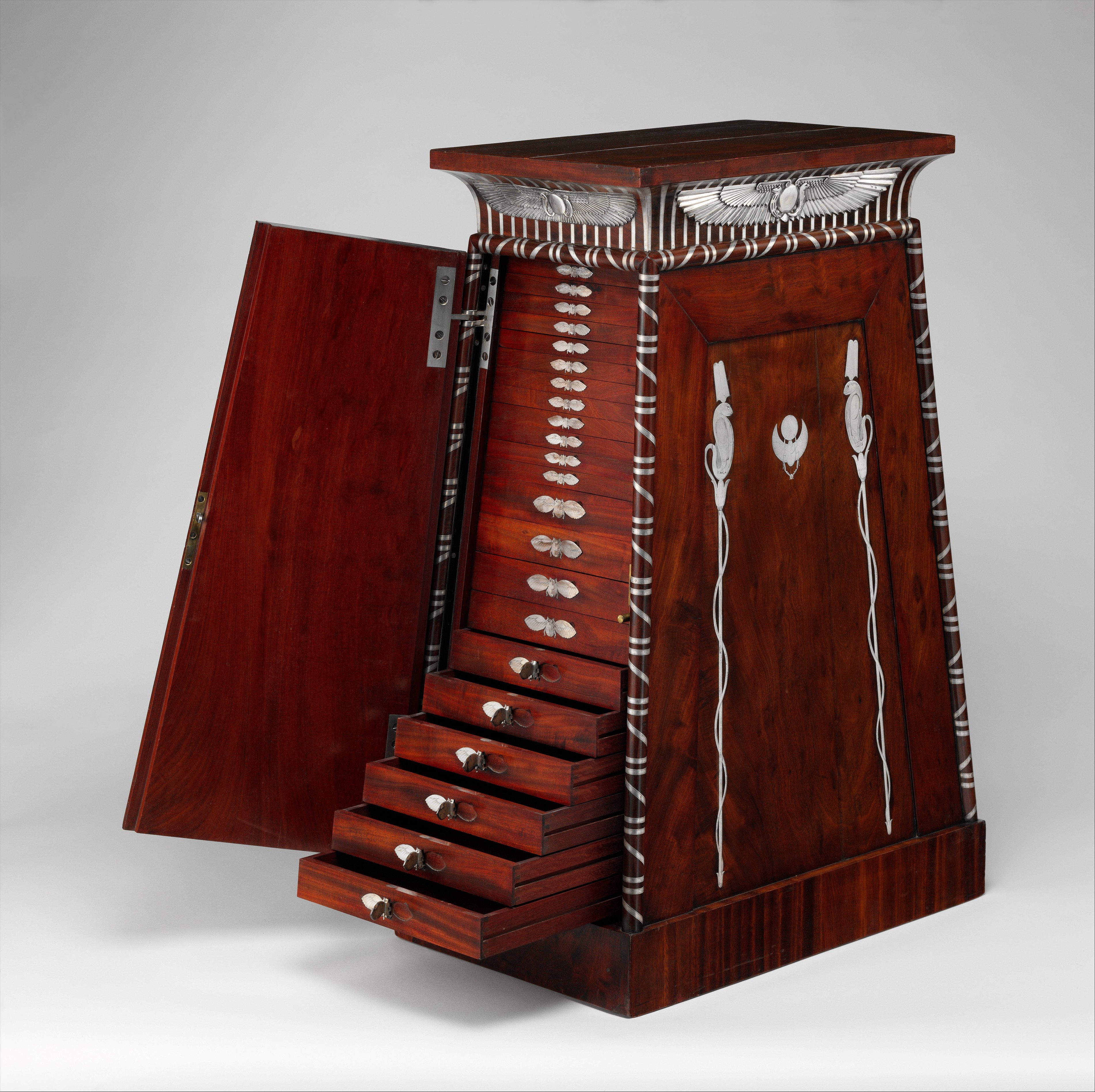 Coin Cabinet, designed by Charles Percier, made by Martin-Guillaume Biennais, ca. 1809-19