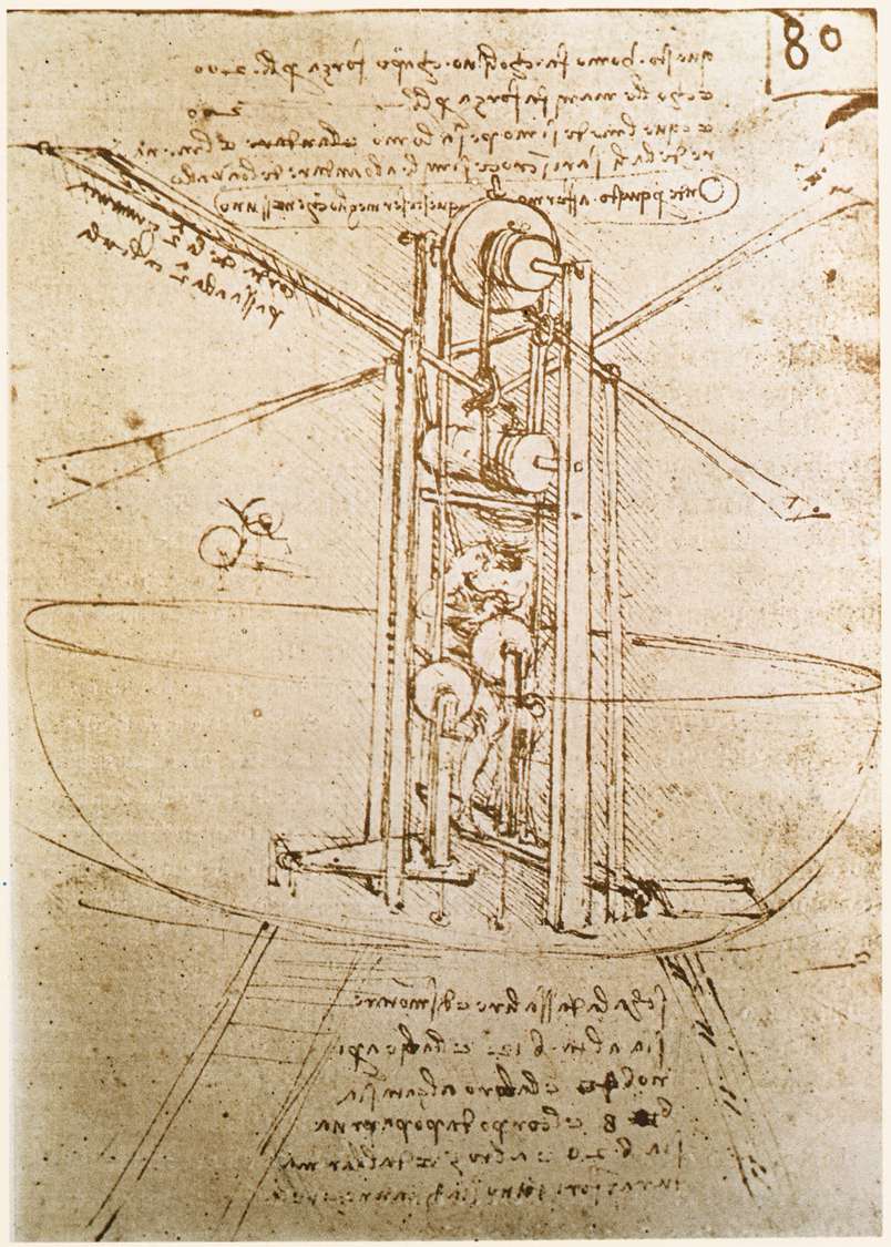 Flying Machine by Leonardo da Vinci