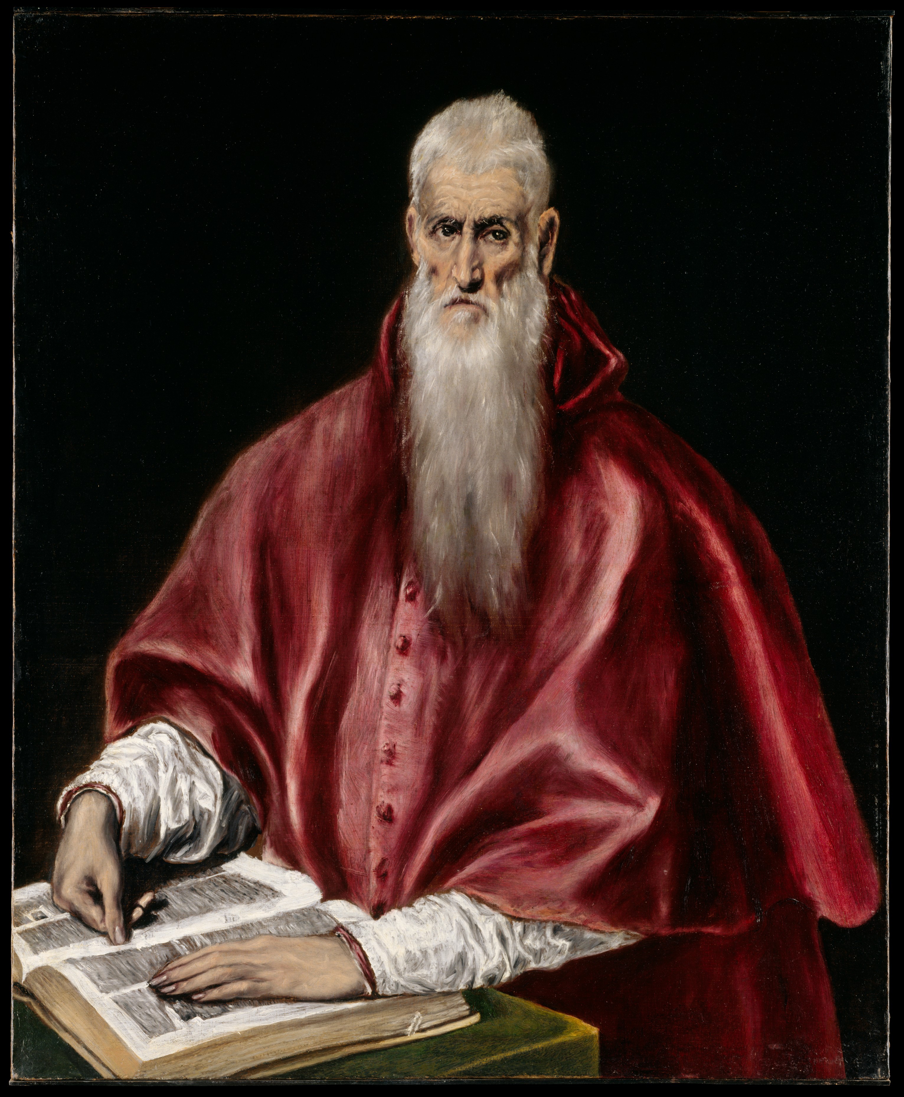 Saint Jerome as Scholar, El Greco, c. 1610