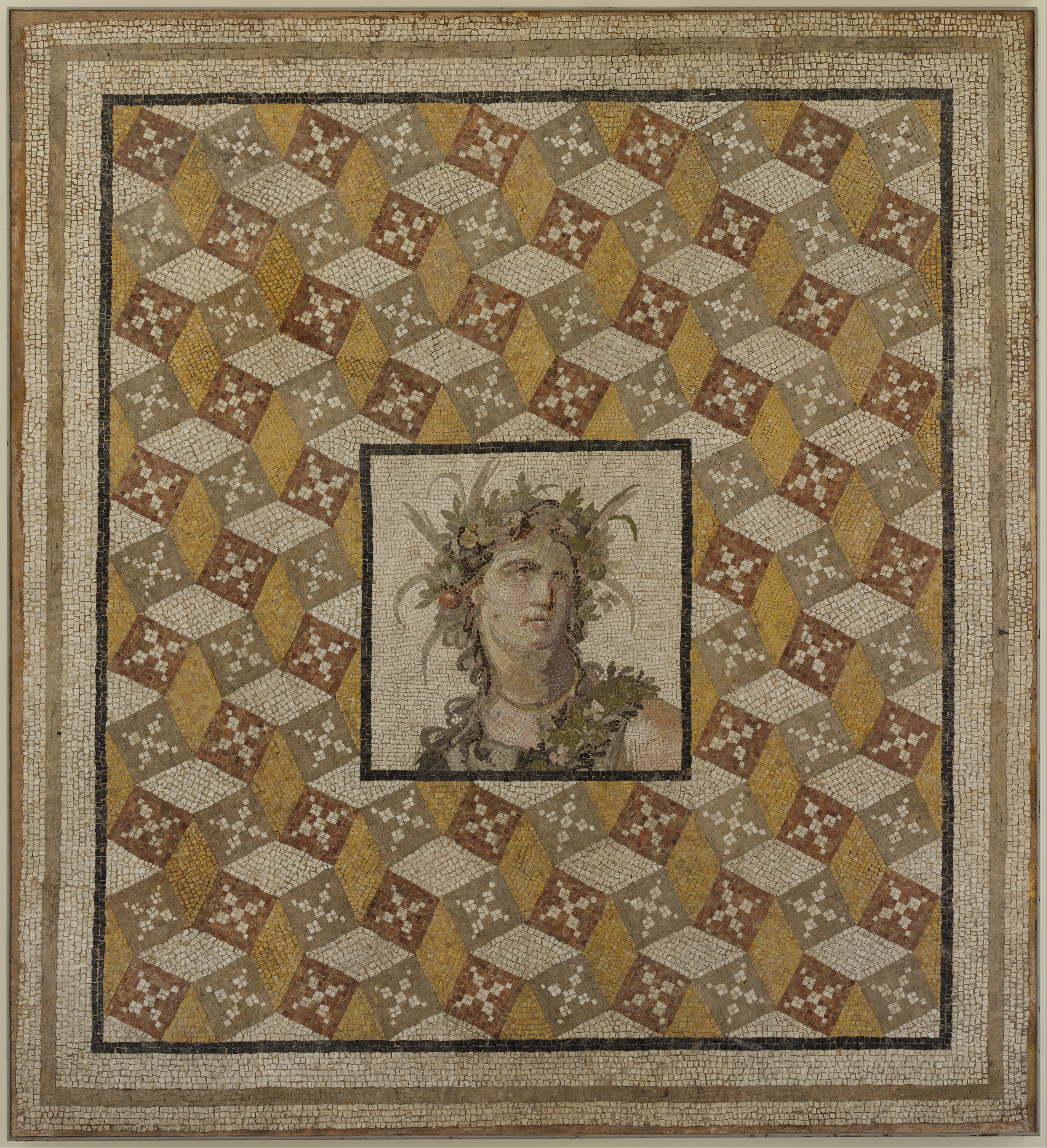 Roman Mosaic Floor Panel, 2nd century CE